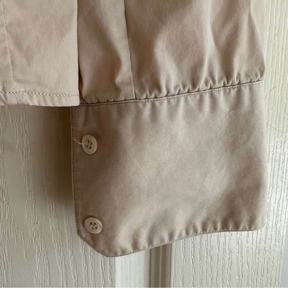 Authentic Vintage Gucci Classic Beige Fitted Style Button Down Shirt Size 38 - Picture 11 of 14